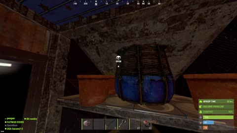 Solo Reddit Rust Day 2, While Listening to Nick Fuentes