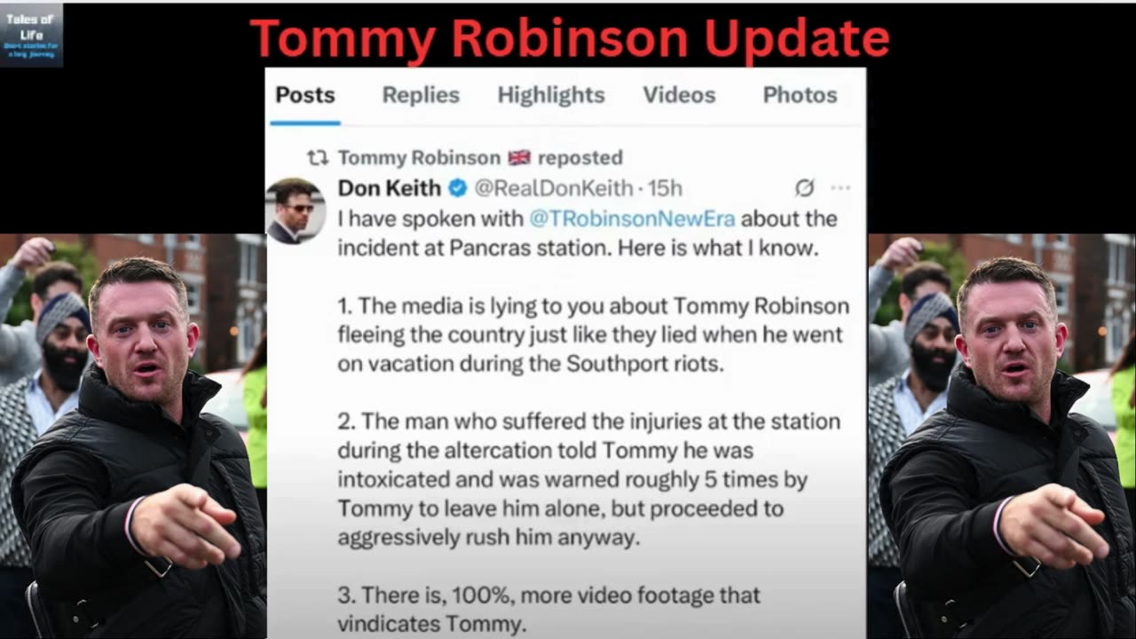 Tommy Robinson Update
