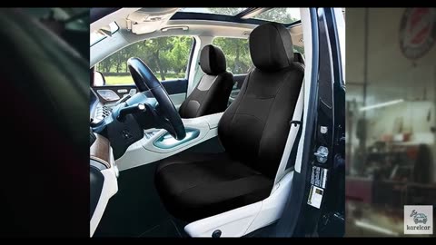 FH Group Light Breathable Durable Washable Flat Foam Padding Cloth Full Set Car