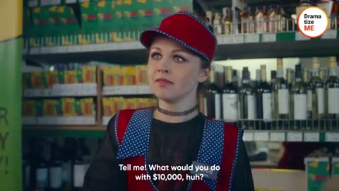 Girl Steals 5 Million $ Lottery Ticket