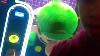 Selfie with Luigi in the machine!