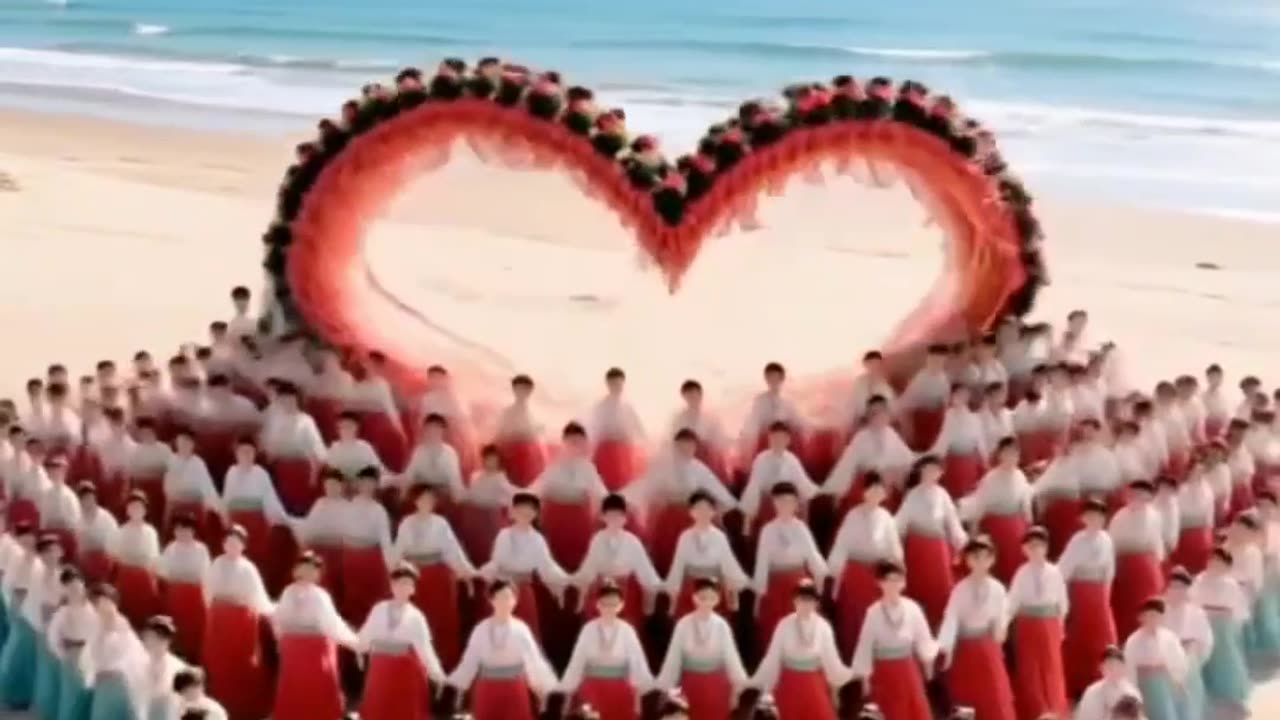 Incredible Transformation: Girls Create a Giant Peacock!