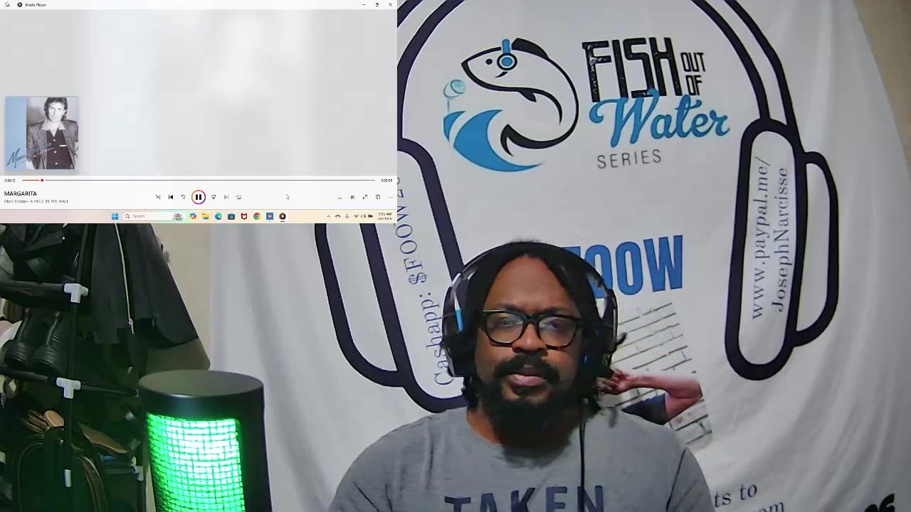 Marc Jordan Margarita Reaction
