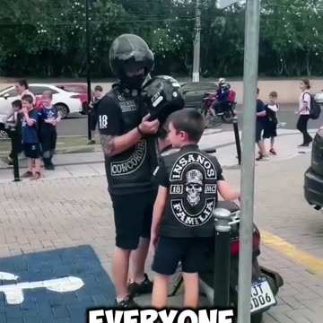 This little boy told his father that all the kids at school were making fun of him