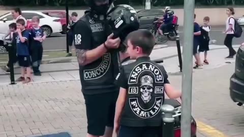 This little boy told his father that all the kids at school were making fun of him