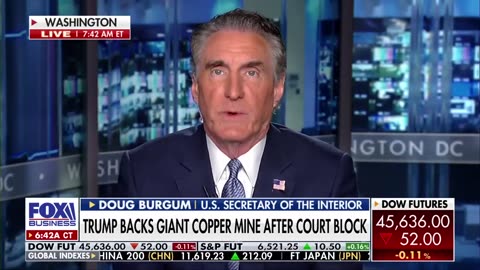 "MINE, BABY MINE": Burgum urges a mining boom in the US to challenge China's hegemony