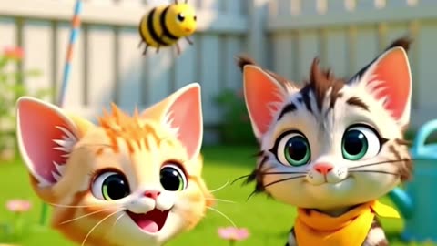 Meow-Meow Counting Song 🐱 | Fun Numbers Song for Kids | Learn to Count with Cute Kittens