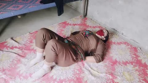 Daily yoga exercises at home vlog my village house