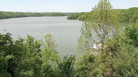 A Beautiful Spring Day at Lake Monroe, Indiana