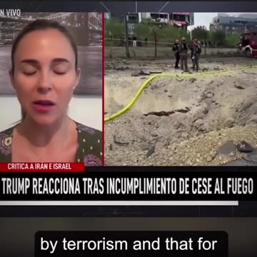 María Herrera, Primeras declaraciones de Trump sobre la MALA FE de Irán e Israel en el Cese al Fuego