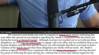 Jack Smith Lawyers BEG DOJ to Drop Case