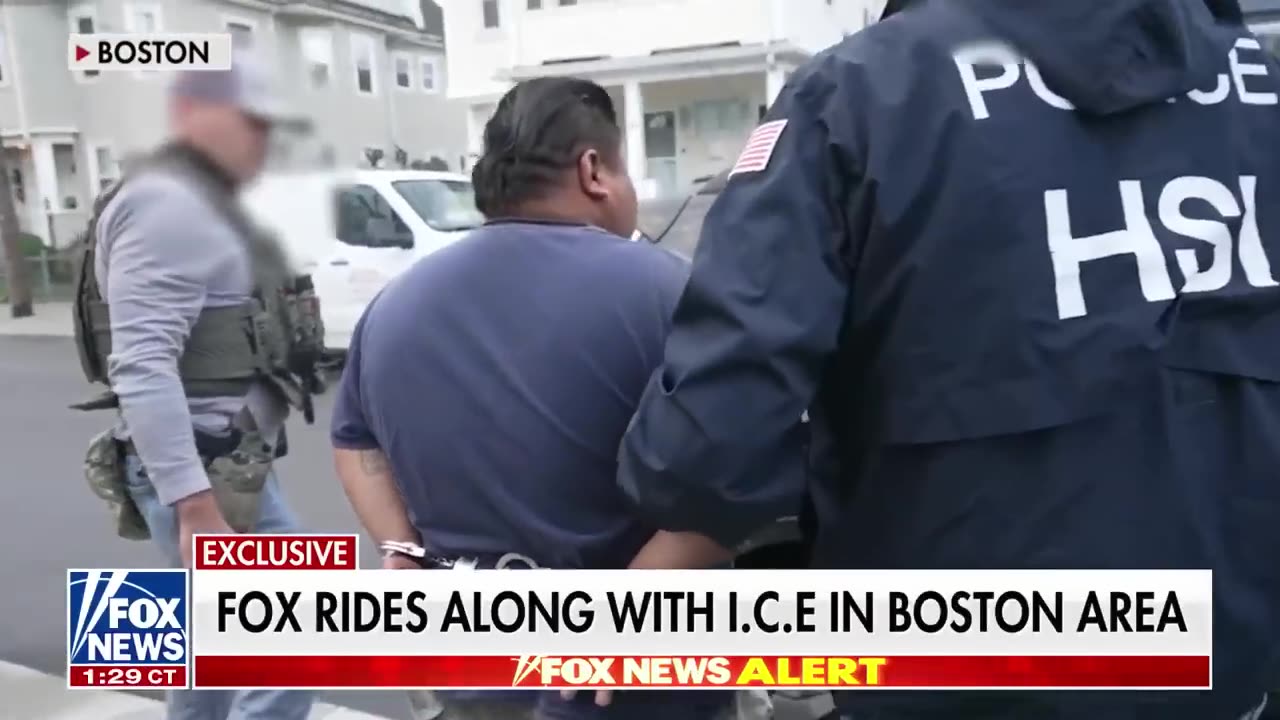 CAUGHT ON CAM: ICE captures illegal migrant