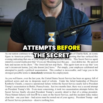 Blackburn Urges IMMEDIATE FIRING of Secret Service Agent