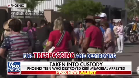 Liberal asshole stomps Charlie Kirk memorial