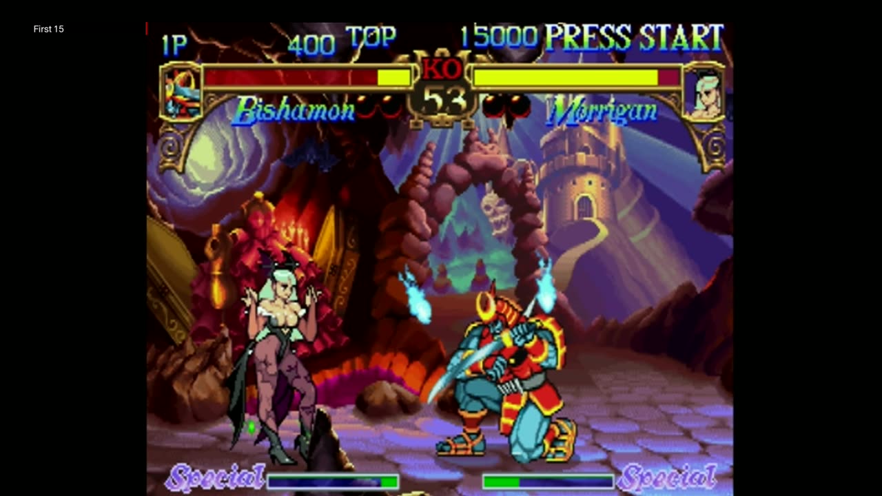 The First 15 Minutes of Darkstalkers: The Night Warriors (PlayStation)