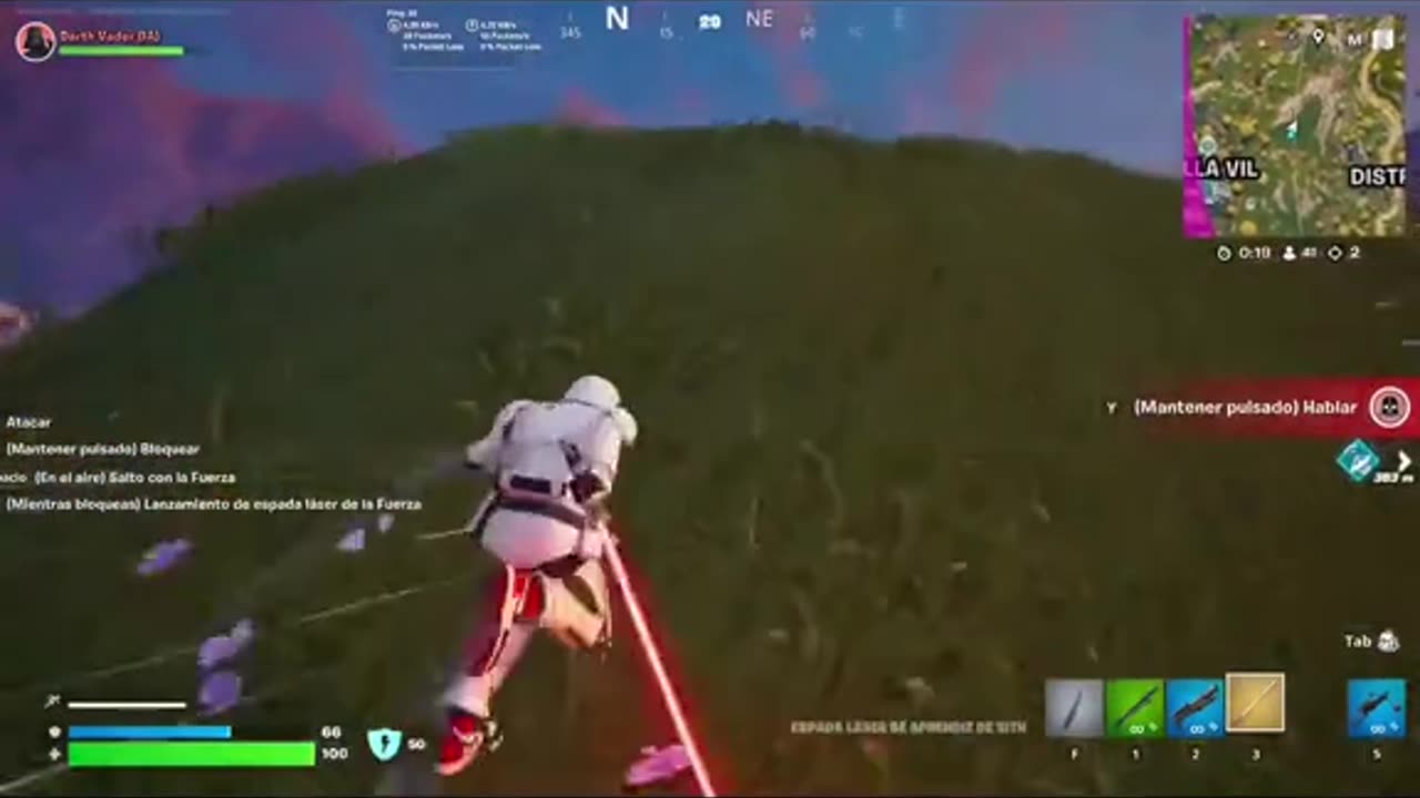 Ya rompí el bot 🤣 #fortnite #darthvader #ia #starwars #fypp