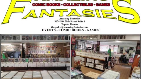 New Comic Book Day September 17th 2025 Amazing Fantasies Comic Book Shop Topeka Kansas