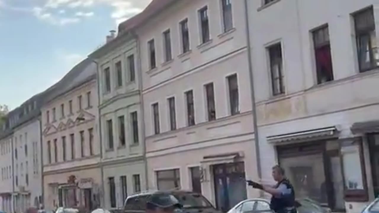 Natürlich schaut die Polizei da einfach mal tatenlos zu.