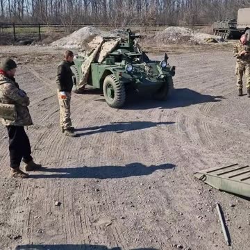 Another appearance of the British Ferret Mk1