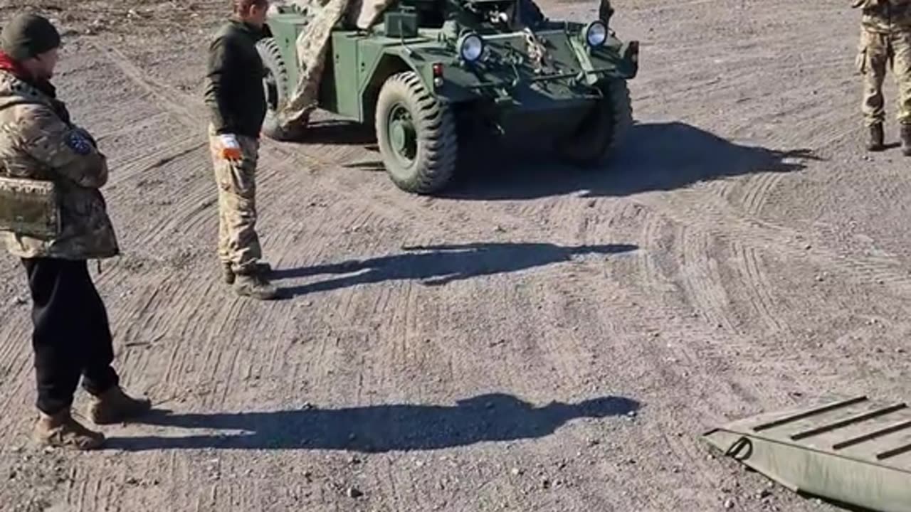 Another appearance of the British Ferret Mk1