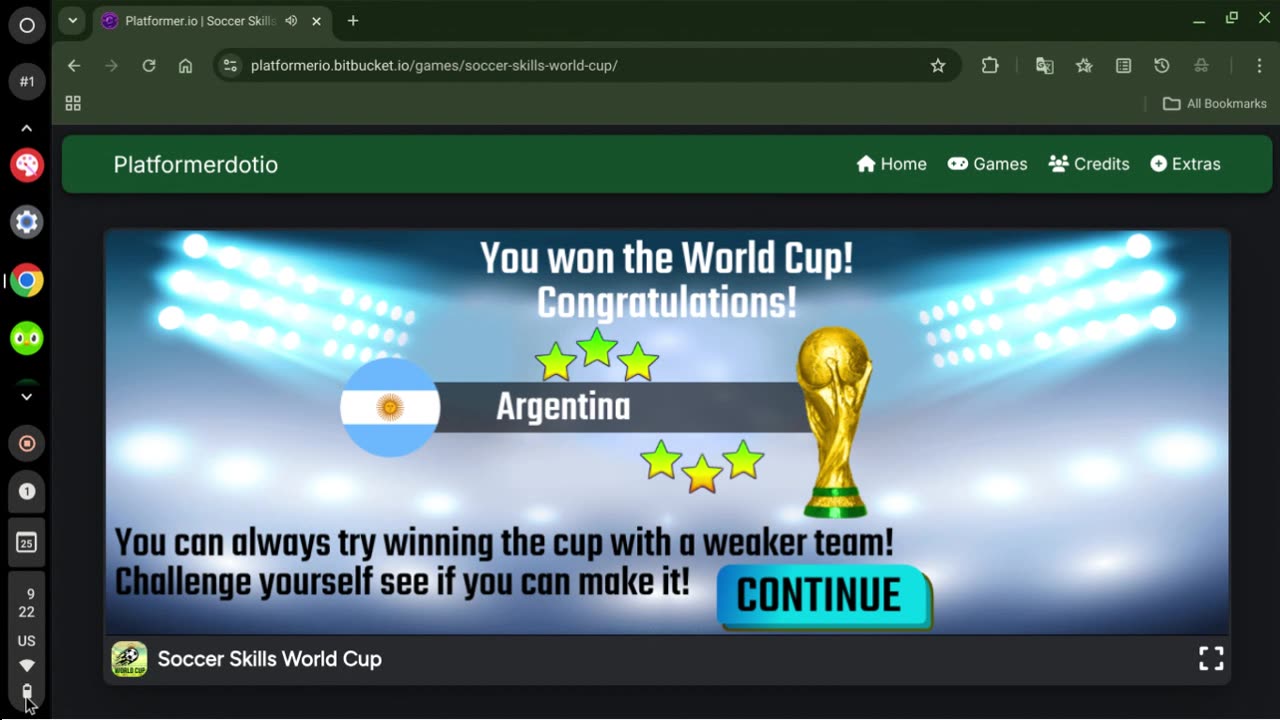 ARGENTINA WON THE WORLD CUP