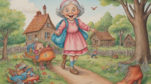 There Was an Old Woman Who Lived in a Shoe ✨ Bedtime stories - Fairy tale - Read-aloud shorts