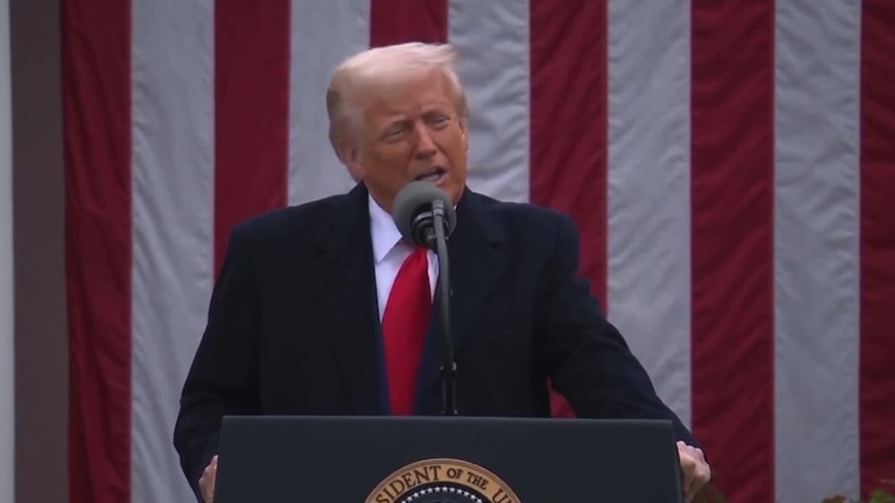Trump talks tariffs.