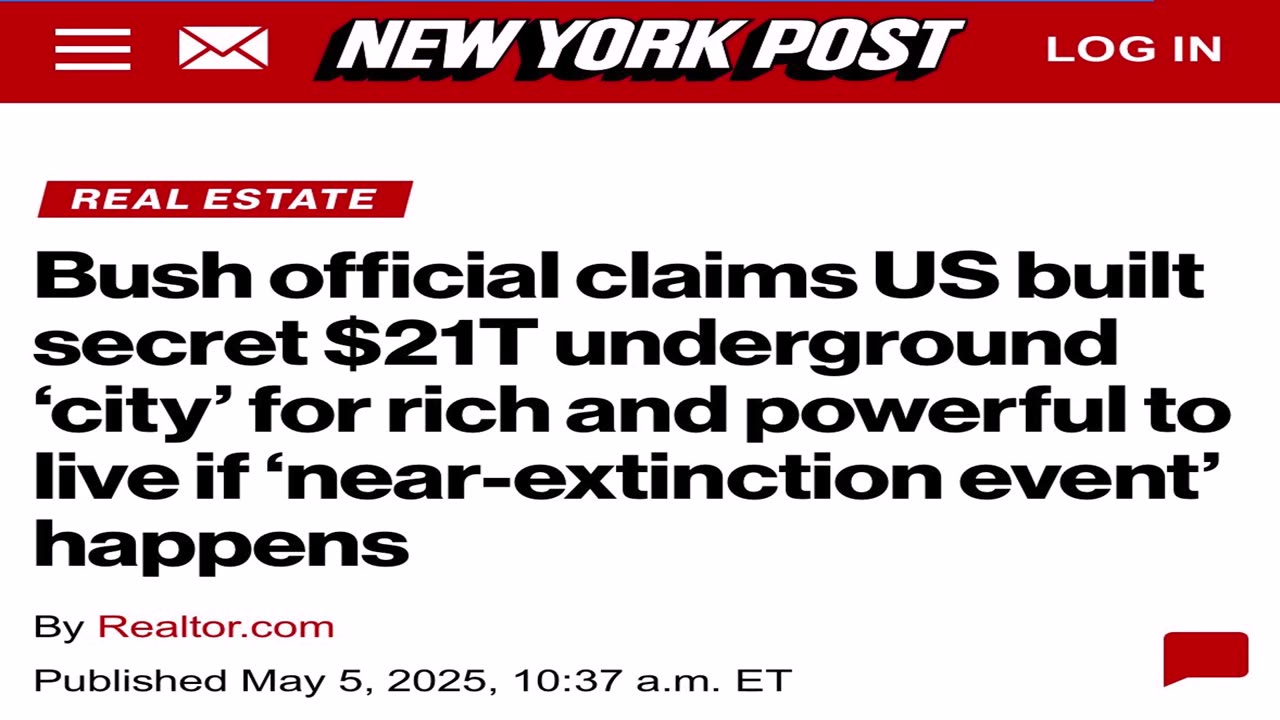 Remember when they called people conspiracy theorists?