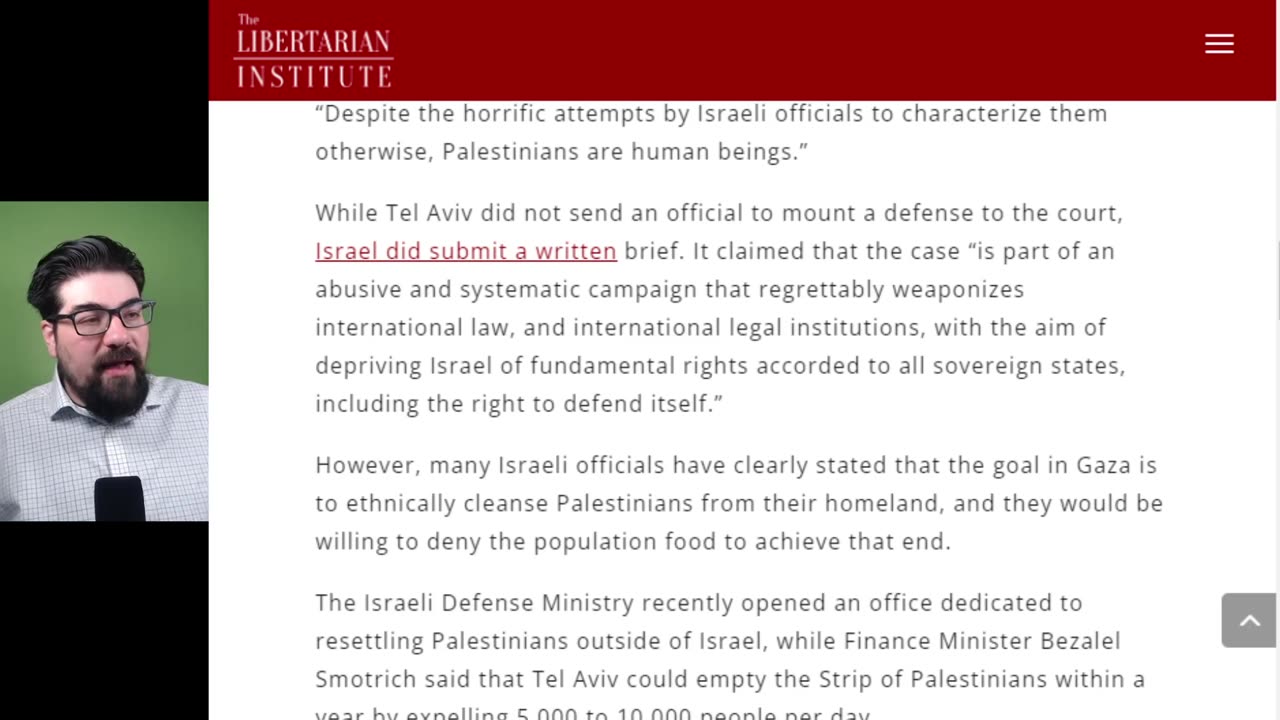 US Backs Israel's Starvation of Gaza: COI #793