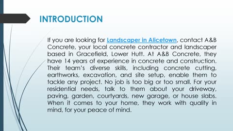 If you are looking for a Landscaper in Alicetown