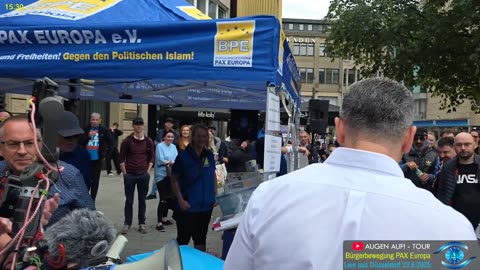 05:28:10 BPE -Live Düsseldorf 23.8.25 - Aufklärung ü. d. Politischen Islam - PAX EUROPA (AugenAuf!)