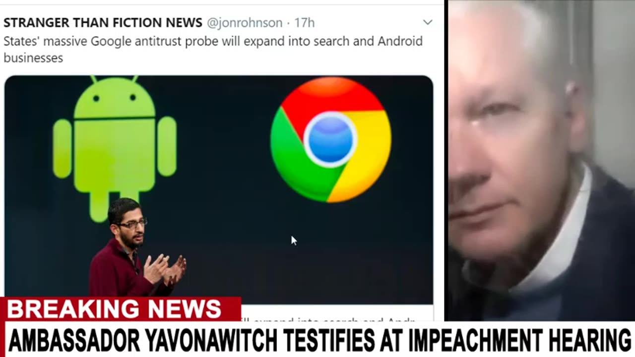 AMBASSADOR YAVONAWITCH TESTIFIES AT IMPEACHMENT HEARING