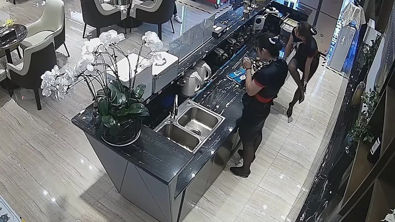 Cafe CCTV...