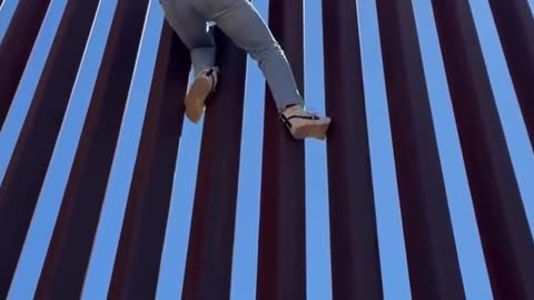 US border wall is too easy to scale!