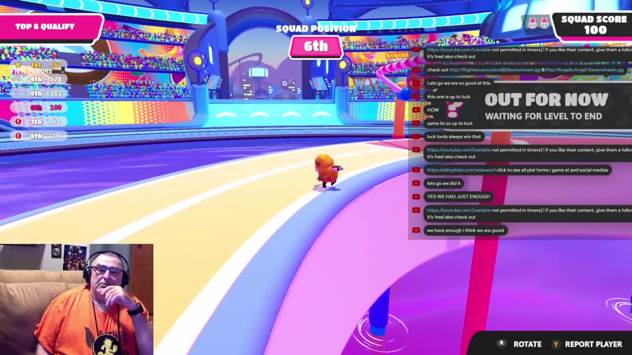 chill streamer playing fall guys & sonic rumble