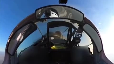 Incredible Video of Ukrainian Pilot Dropping Guided Bombs