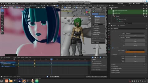 Speed Animating My Game Character Raven 👀🔥