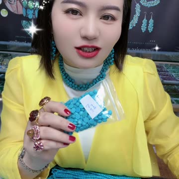 20250714-8 Natural Sterling Treatment Turquoise Cabochon: Blues Coagulant on Fingertip