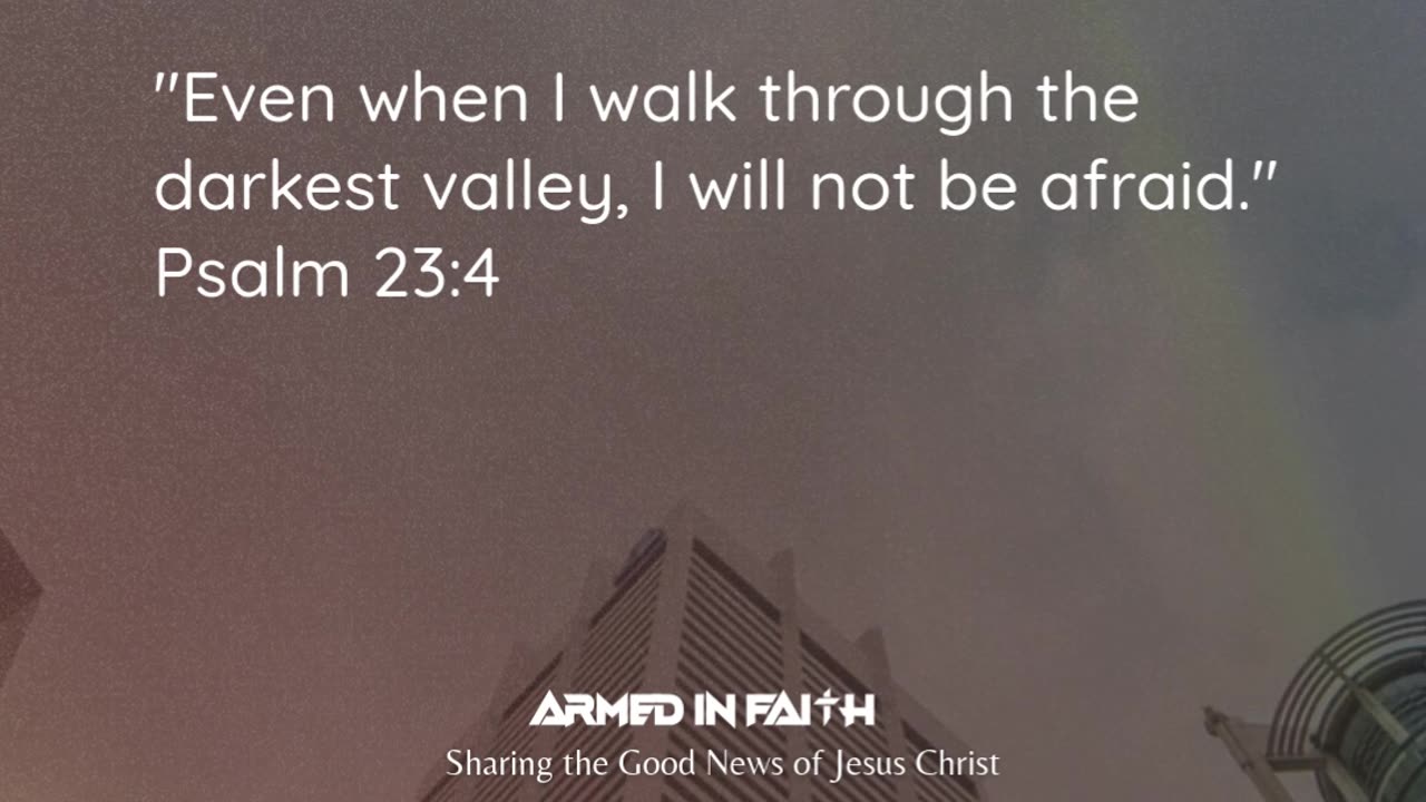 I will not fear, for You are near.