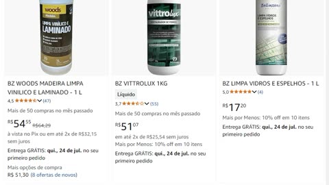 BZ WOODS MADEIRA LIMPA VINILICO E LAMINADO - 1 L