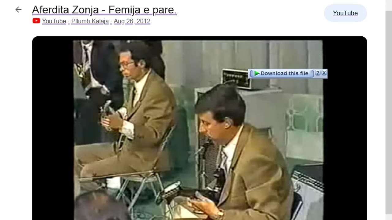 Femija i pare Aferdita Zonja Sekuence