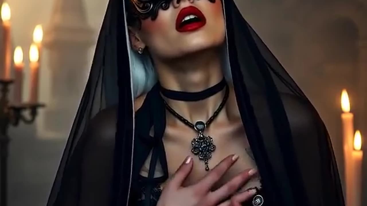 VAMPIRE NUNS _ VAMPIRE WOMEN _ GOTH GIRLS _ LATEX FASHION