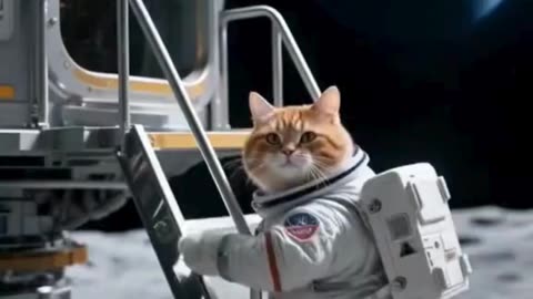 AI Cat Goes to the Moon! 🚀🌕 | Space Adventure Begins!