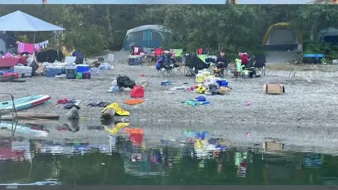 ‘Garbage everywhere’: Woman calls out partying campers at Alouette Lake