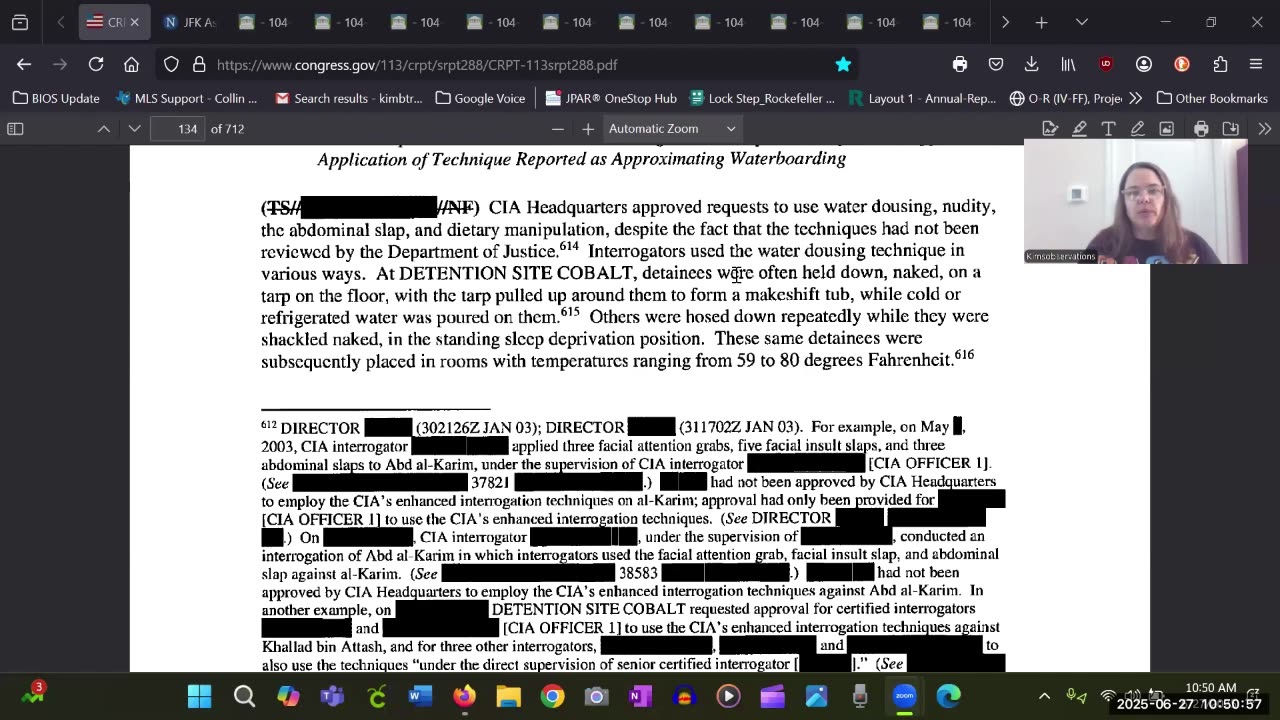 V 17 Senate Torture Report