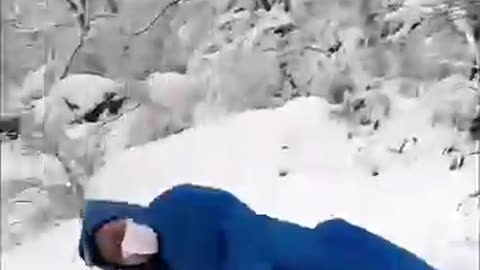 This Mountain Trail Turned Into a Death Slide! 😨🏔️