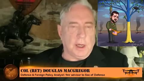 Douglas McGregor says Zelensky will Evacuate to Israel