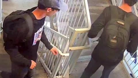 New video shows Tyler Robinson wearing two different shirts and backpacks