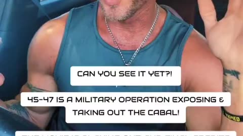 💥BQQQQQQQM💥CAN YOU SEE IT YET? 45-47 IS A MILITARY OPERATION EXPOSING AND TAKING OUT THE CABAL