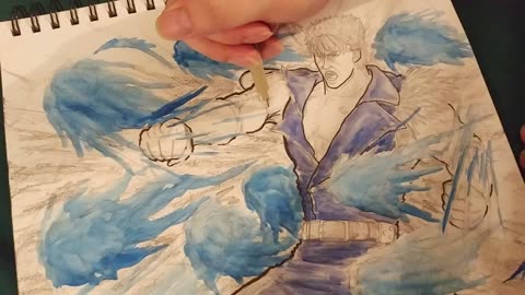 Speed Drawing 26 (Fist of the North Star, Kenshiro)